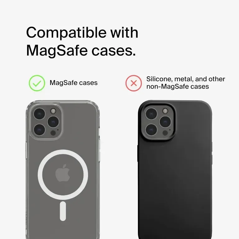 Зарядно устройство Belkin BoostCharge MagSafe, магнитна сгъваема стойка за безжично зареждане 15 W — снимка 10