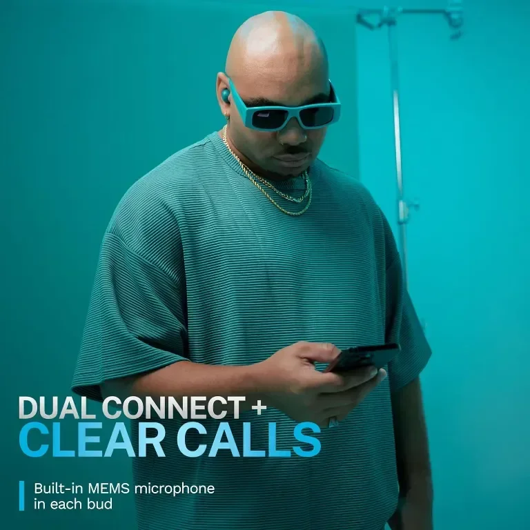 JLab Go Pop ANC Smart активни слушалки с шумопотискане, Bluetooth с микрофон, IP55 — снимка 5