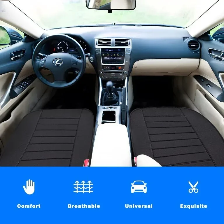 LUSRAIT луксозен калъф за предна автомобилна седалка, пасва на 95% автомобили, SUV, камиони — снимка 7