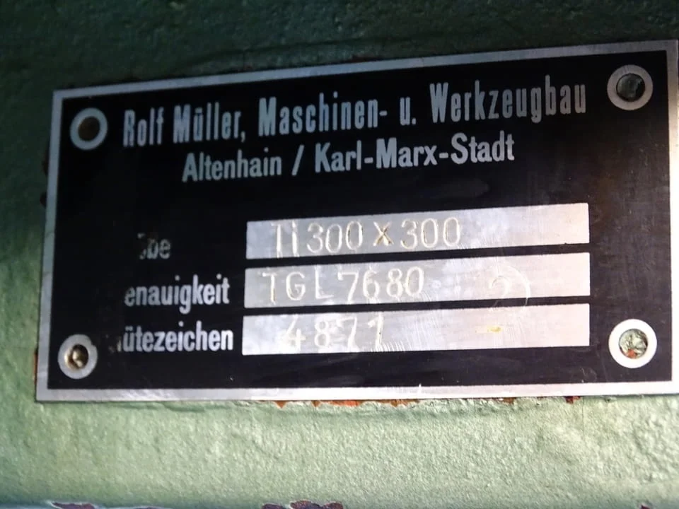 Трасажна маса, проверовъчна плоча Rolf Muller Ti 300x300 — снимка 6