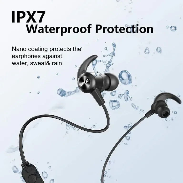 UXD Bluetooth слушалки, с микрофон CVC8.0, 20 часа възпроизвеждане, IPX7 — снимка 2