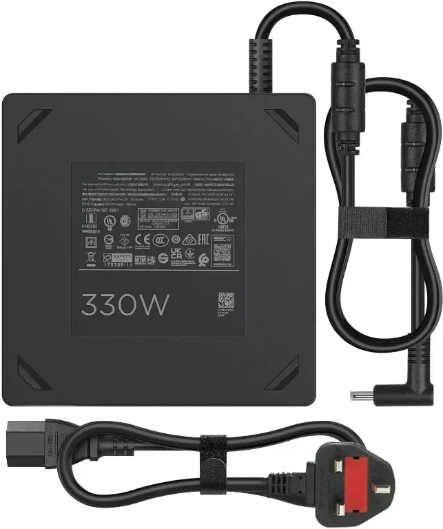 330W интелигентен променливотоков захранващ адаптер, съвместим с геймърски лаптоп HP OMEN