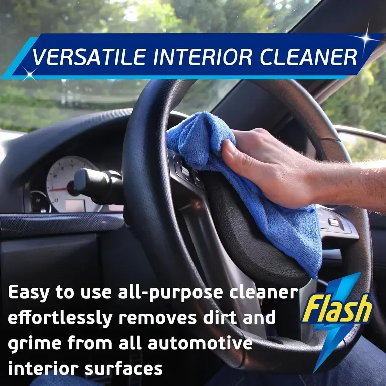 Flash Car Care Автомобилен комплект за грижа за автомобили 4x500 мл за външно и вътрешно почистване — снимка 6