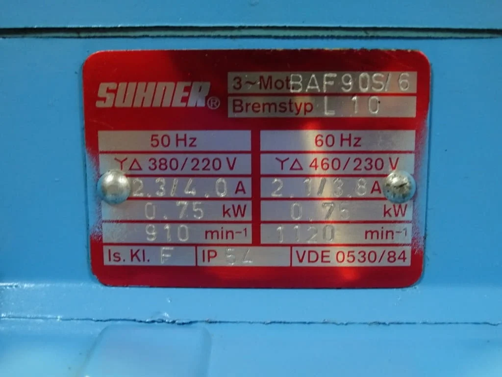 Агрегатна пробивна глава SUHNER SU matic GEM 16 Unit-Pulley Drive 0.75kW — снимка 6