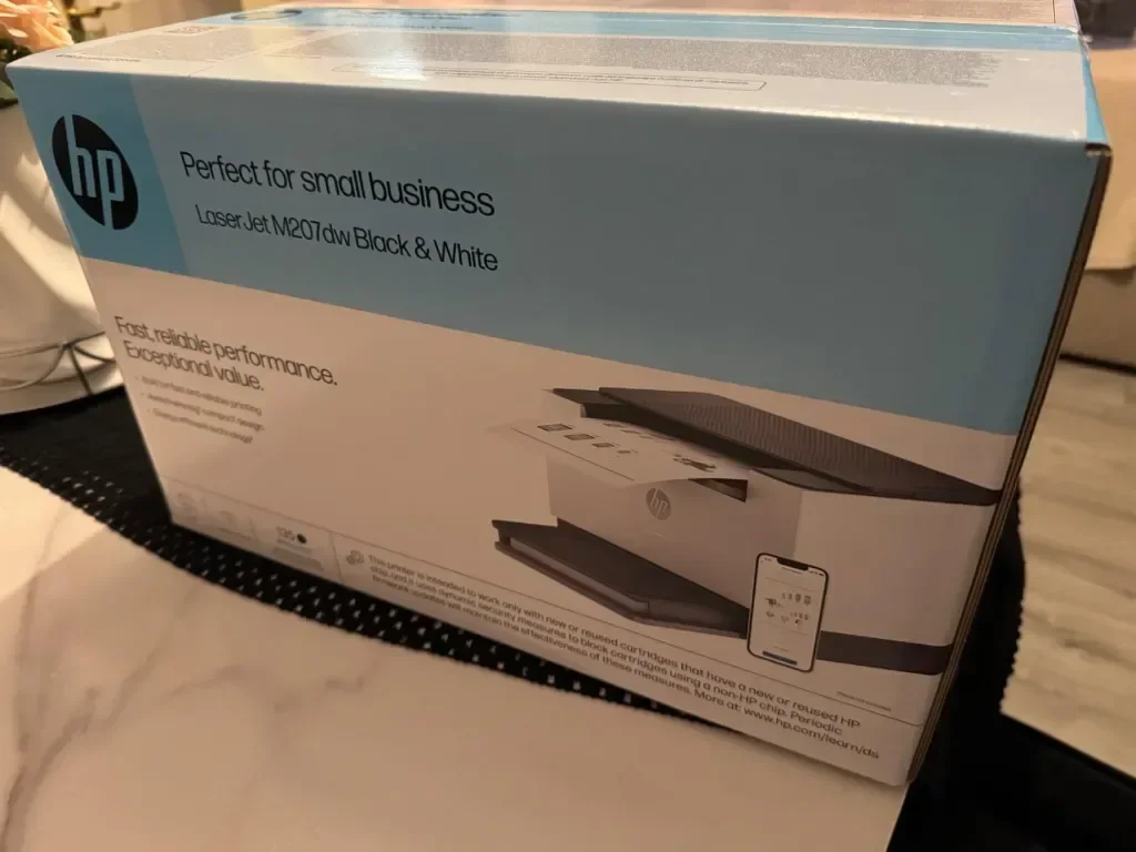 Принтер HP LaserJet M207dw, черно-бял, безжичен, лесна настройка — снимка 7