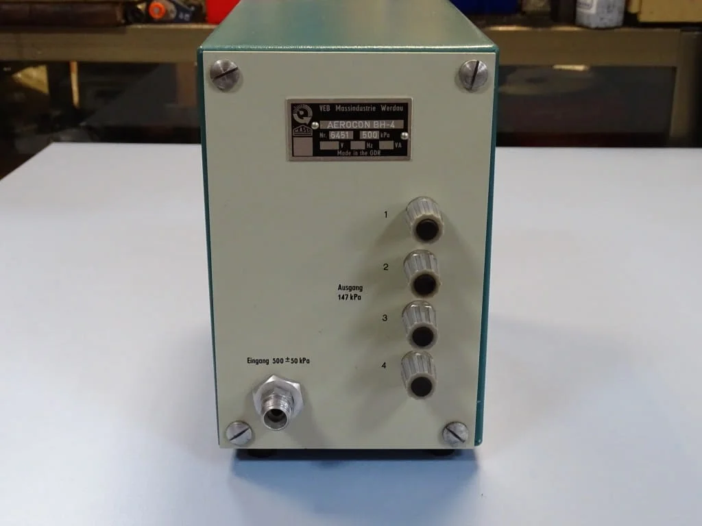 Уред за активен контрол VEB AEROCON BH-4 air gauge unit 500kPa — снимка 7