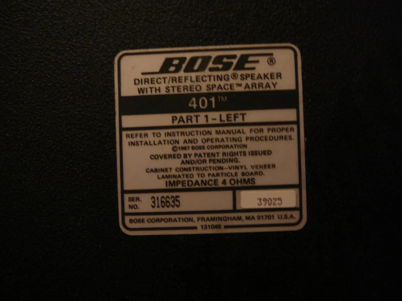 Bose 401 — снимка 10