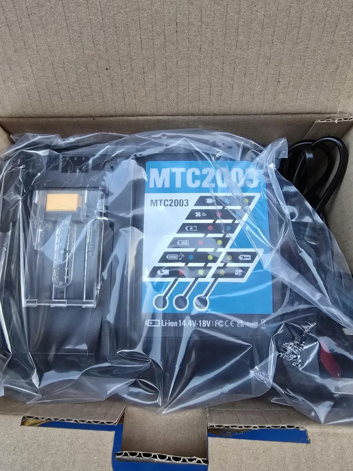 Комплект Power+ 18V литиево-йонна батерия 5.0Ah и зарядно устройство DC18RC (съвместимо с Makita) — снимка 8