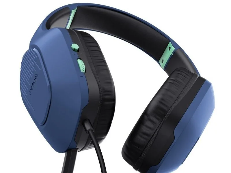 Слушалки, TRUST GXT415 Zirox Headset Blue — снимка 3