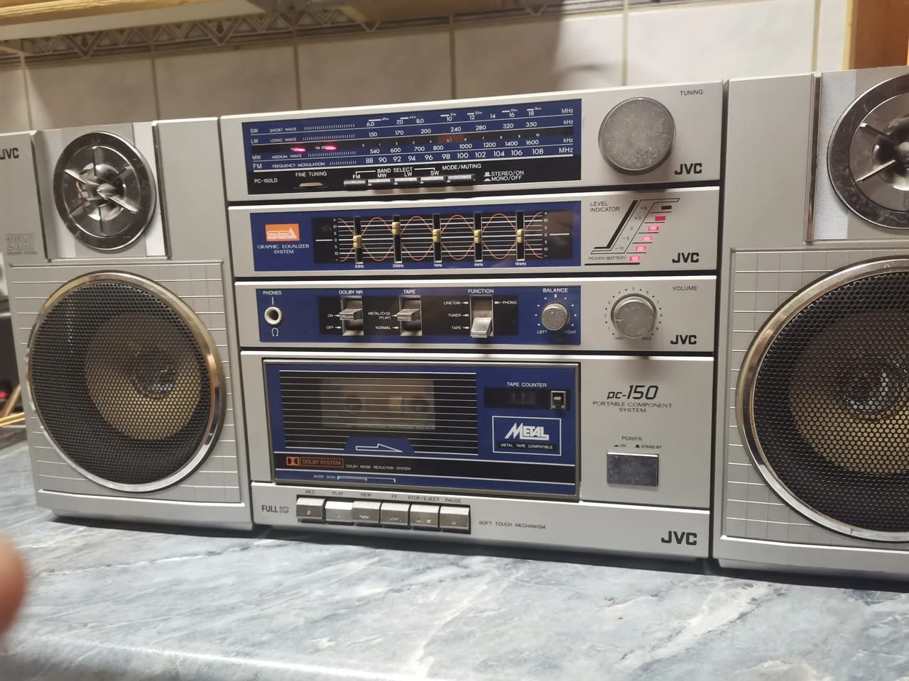 JVC PC-150LD Portable Component System — снимка 3