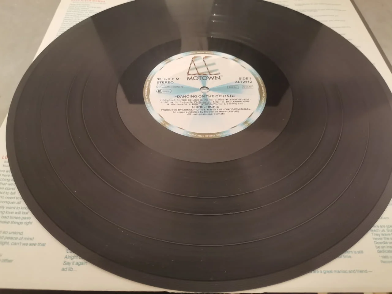 Lionel Richie – Dancing On The Ceiling — снимка 5