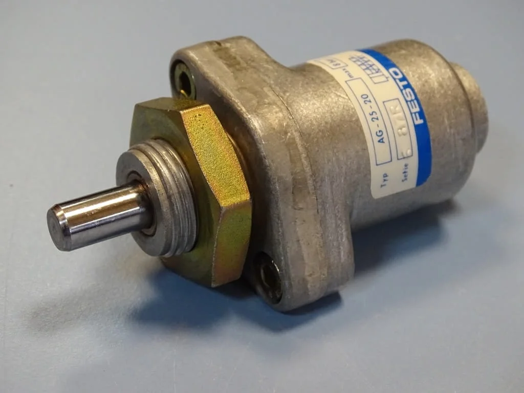 Цилиндър еднодействащ Festo AG-25-20 single acting cylinder G1/4 8Bar — снимка 2