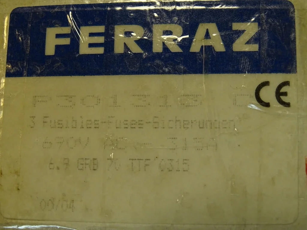 Предпазител Ferraz Shawmut Protistor P301313 Fuses 6.9GRB70TTF0315 315A 690VAC — снимка 9