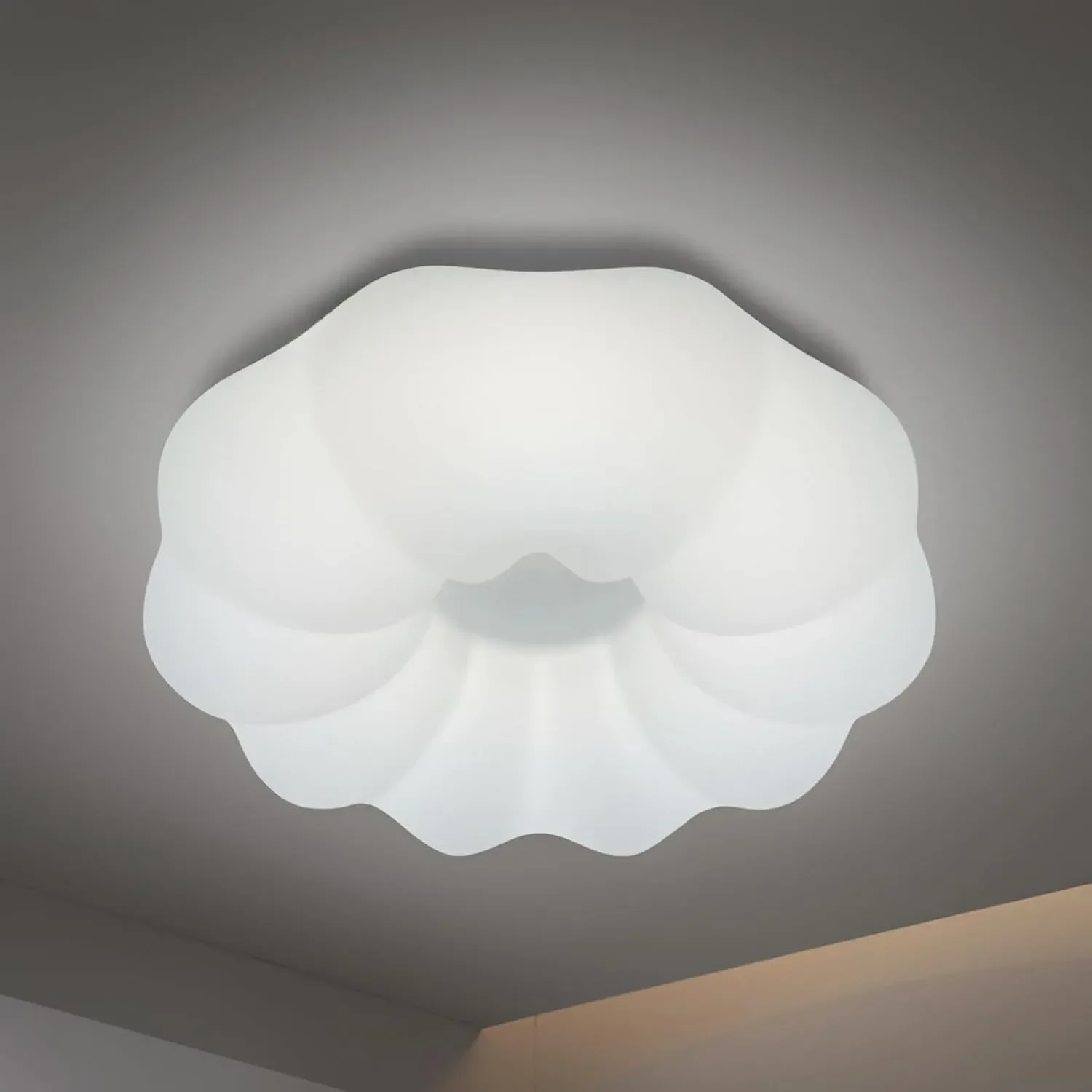 LED плафон цвете и облак 30 W със студена светлина