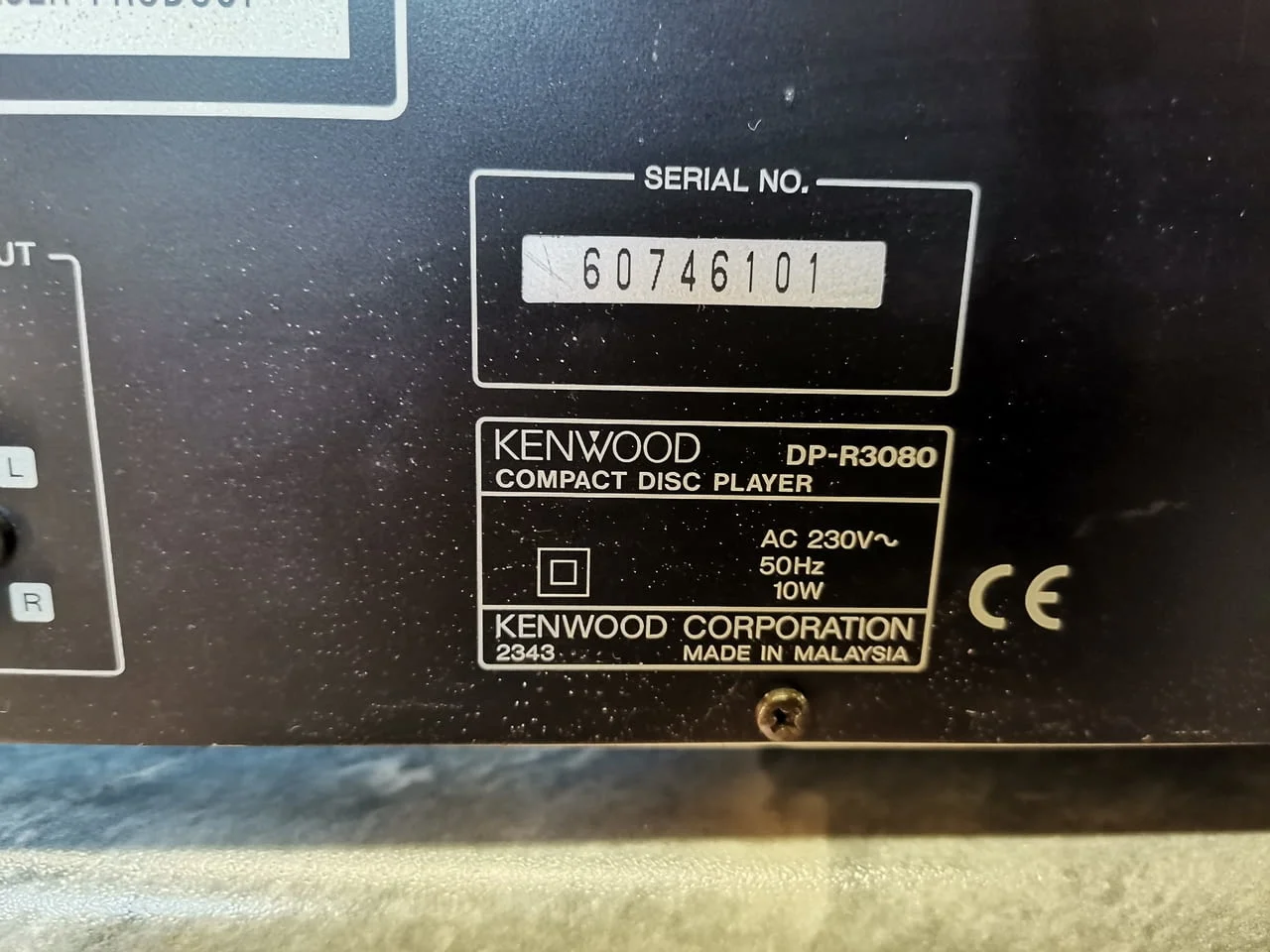 Kenwood DP-R3080 5 CD Player Multi-Changer — снимка 10