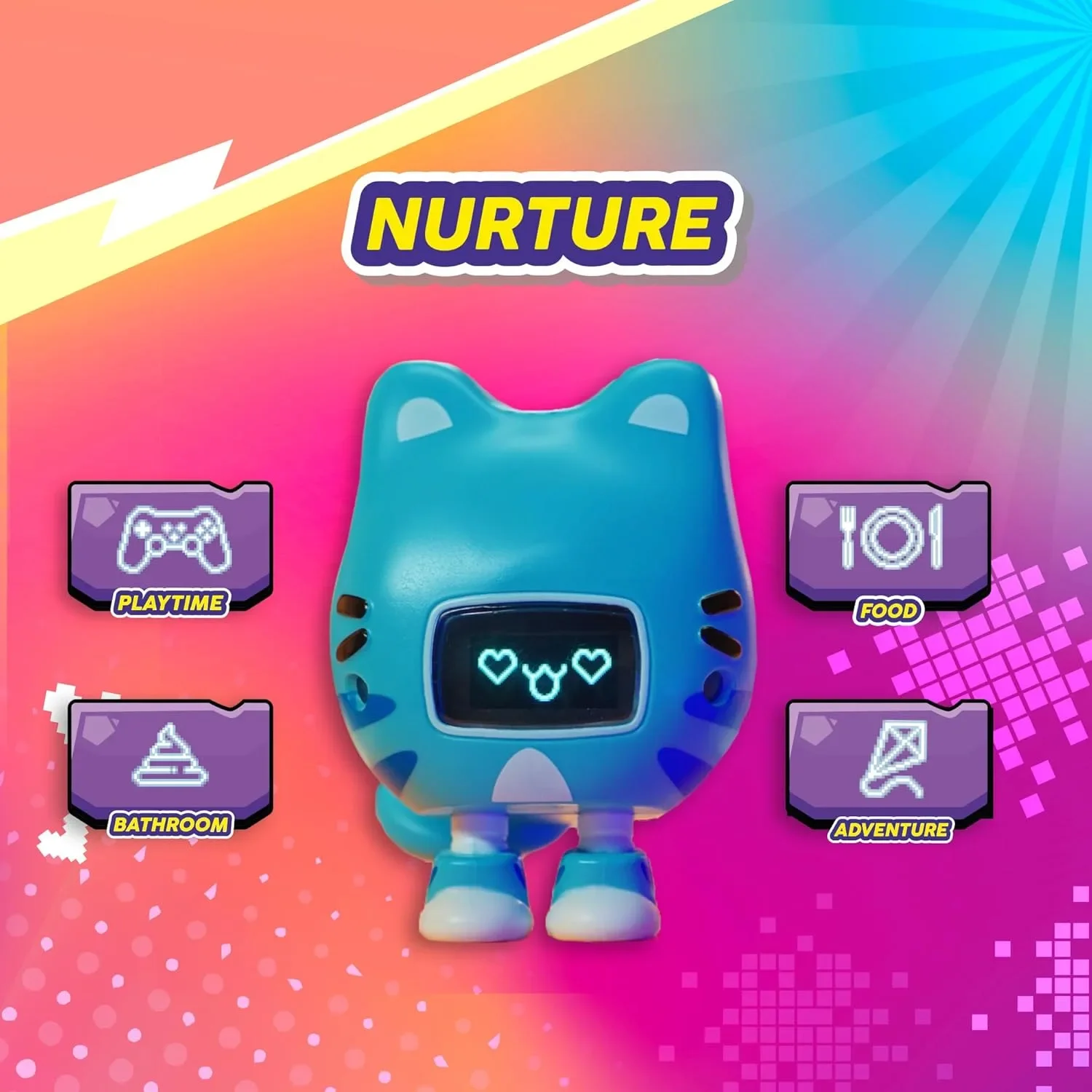 BEEP BOOP Miao Miao – интерактивна ръчна електронна играчка за домашен любимец (5+ години) — снимка 4