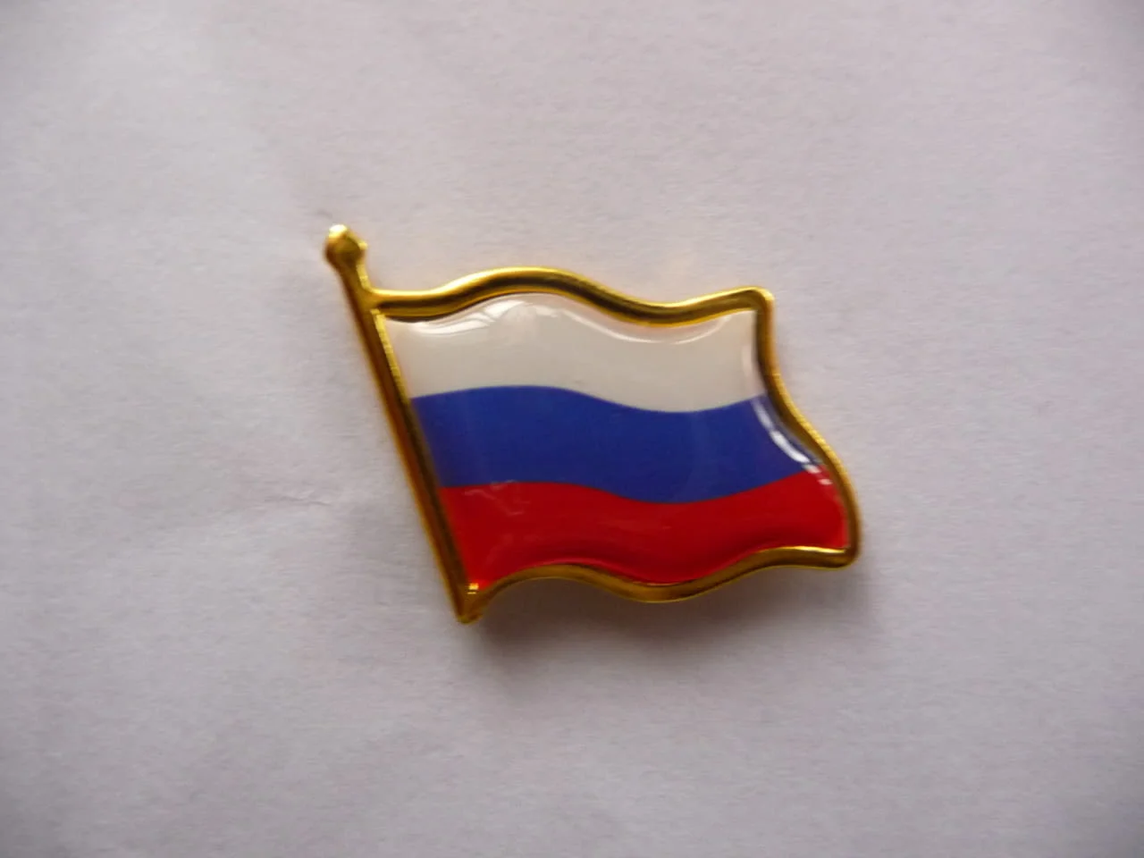 Значка Русия знаме флаг символ държава Москва Кремъл Путин пин ревер фен Огромная Сибир СССР Волга