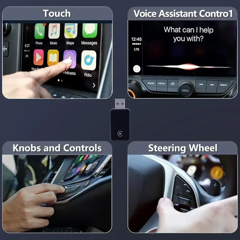 Безжичен CarPlay адаптер Aieloar за iPhone, безжичен Carplay адаптер с бърза връзка — снимка 3