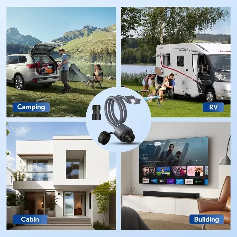 EDUP HOME Starlink Ethernet адаптер - Gen 3/мини водоустойчив, 2 броя — снимка 5