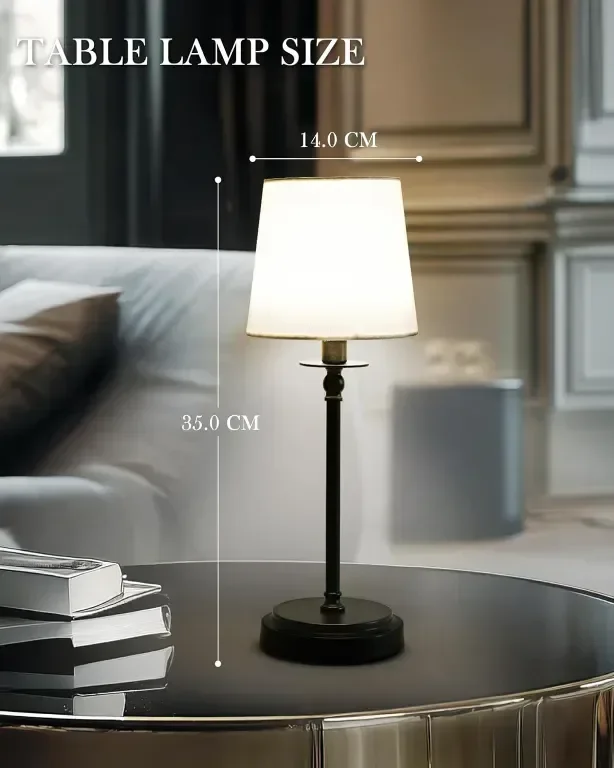 LuminexDesigns Акумулаторна безжична настолна лампа с подвижна преносима магнитна крушка, LED — снимка 6