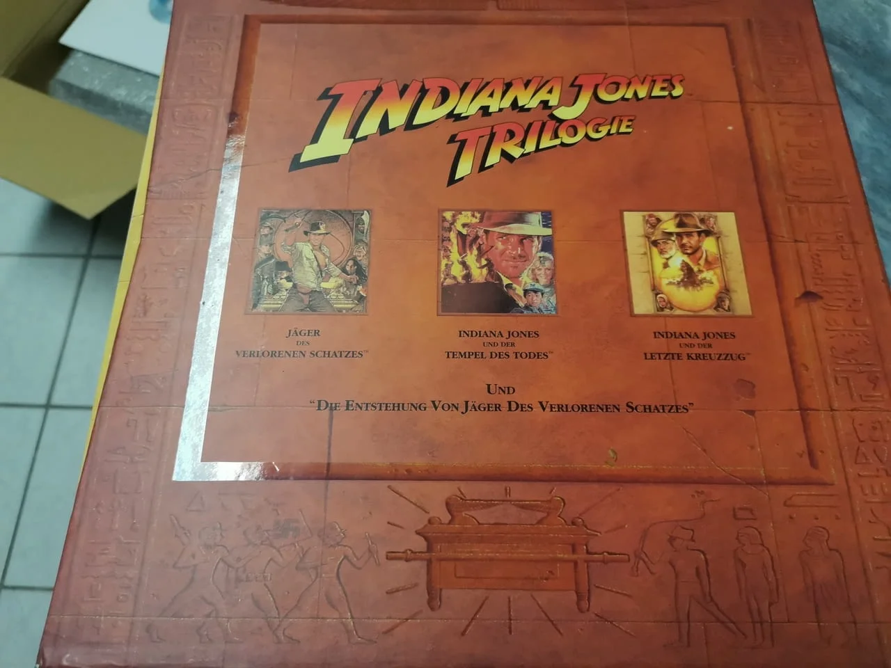 Indiana Jones Trilogie (Harrison Ford, Sean Connery) PAL Collector's Set Box Laserdisc — снимка 3