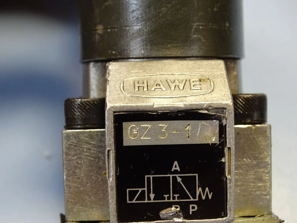 Хидравличен вентил HAWE GZ3.1 24VDC hydraulik directional valve — снимка 3