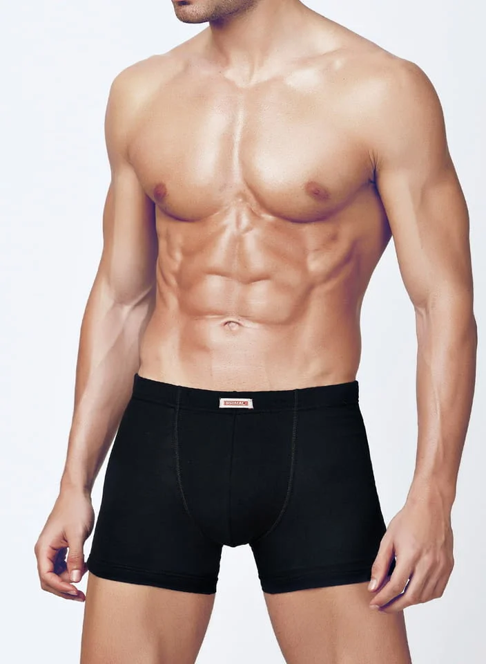 Primal M, L, XL, XXL черни, сини, сиви италиански памучни мъжки боксери с облечен ластик мъжки боксер