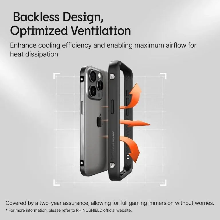 Калъф RHINOSHIELD RhinoBuff FPS прецизен комплект, съвместим с [iPhone 15 Pro Max] — снимка 2