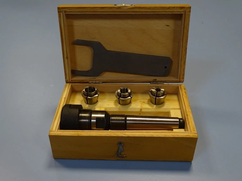 Комплект цангодържач с 3 цанги МК2 ф6.35, 9.5, 12.7mm