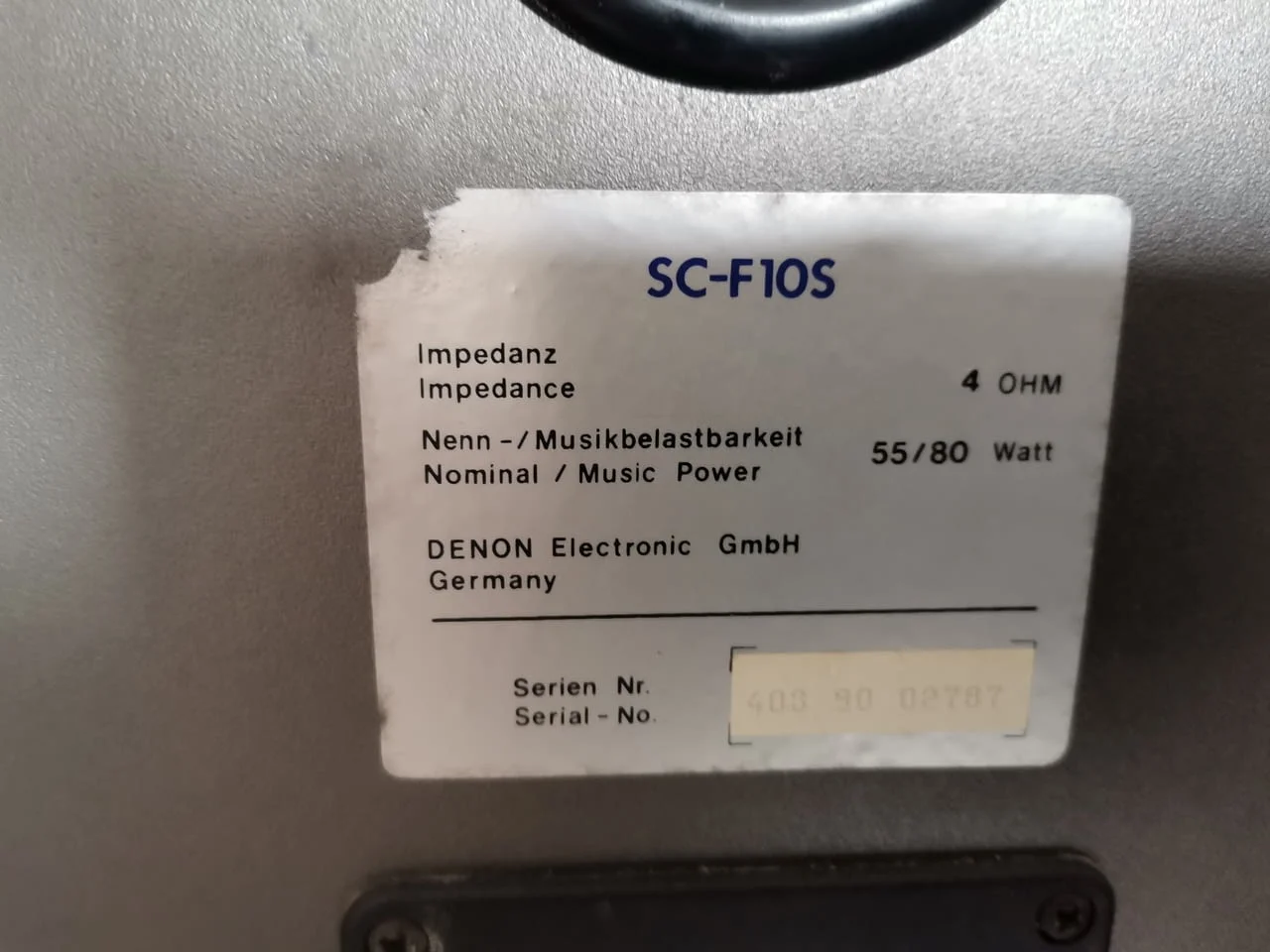 Denon SC-F 10 S — снимка 5