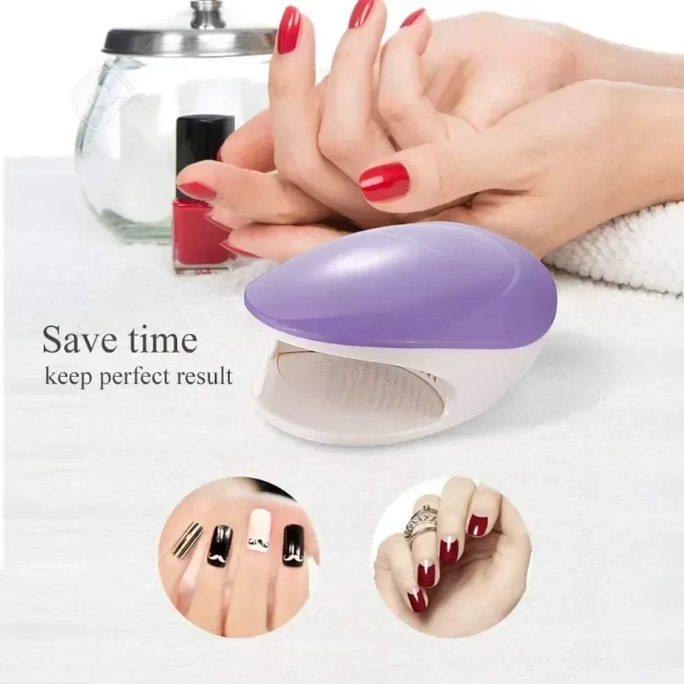 TOUCHBeauty Мини сушилня за нокти с вентилатор и 5 UV LED лампи — снимка 4