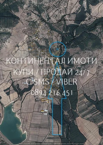 Кодг 61311. Парцел 590м2 с хубава гледка, с полуразрушена двуетажна стара къща 65м2 на етаж! До имот — снимка 5