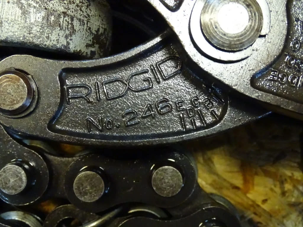 Тръборез ръчен верижен RIDGID 246 soil pipe cutter 1 1/2-6" — снимка 3