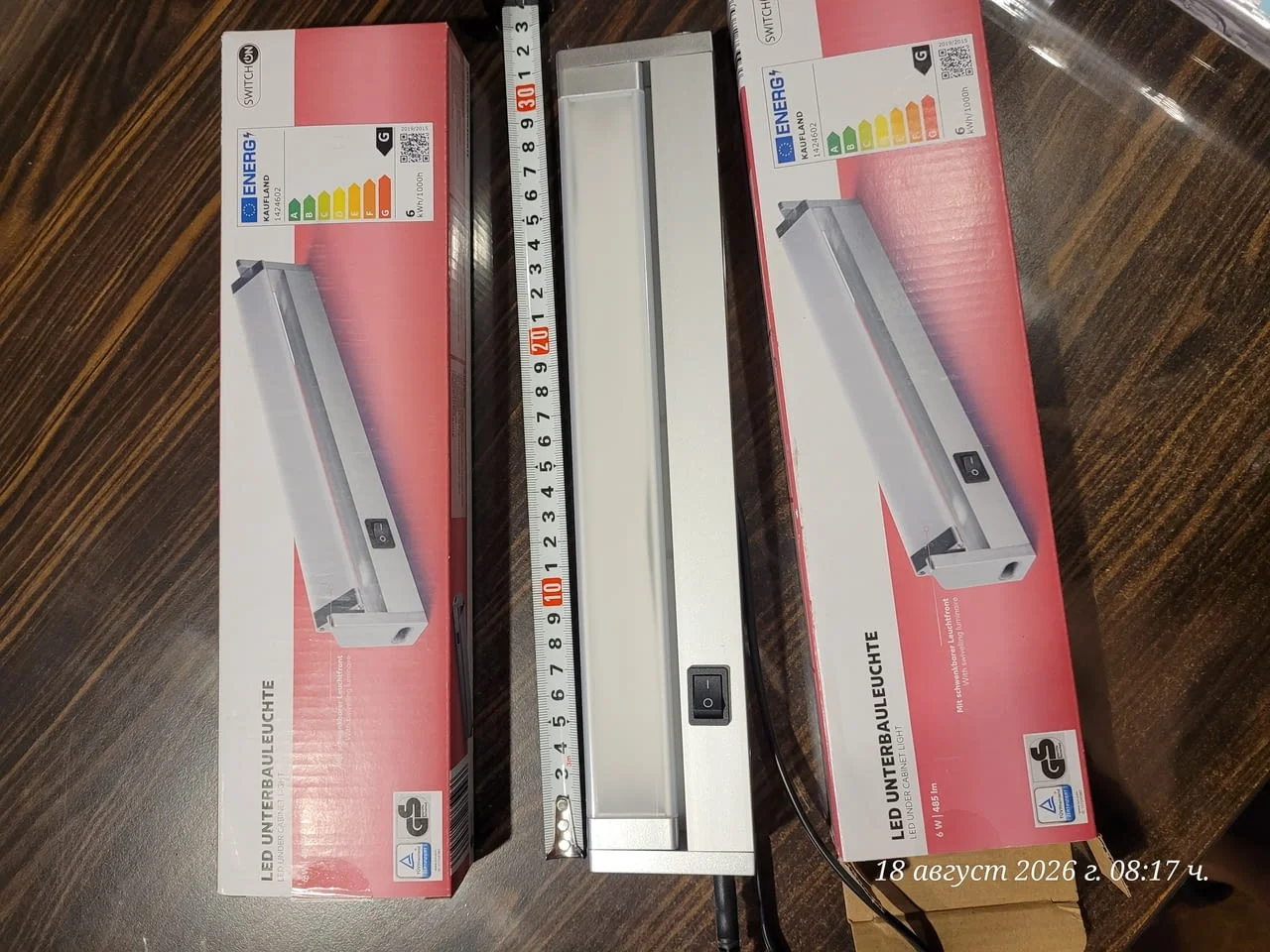 LED лампа за монтаж под шкаф (LED Unterbauleuchte) на марката Switch On, — снимка 3
