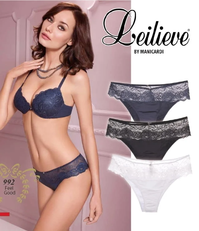Leilieve M, L, XL, XXL черни, тъмносини, телесни, бели дантелени бикини нормална талия Лейлиеве М, Л, ХЛ, 2ХЛ