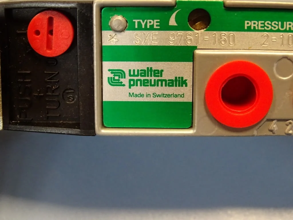 Пневматичен разпределител Walter pneumatic SXE 9761-160 — снимка 7