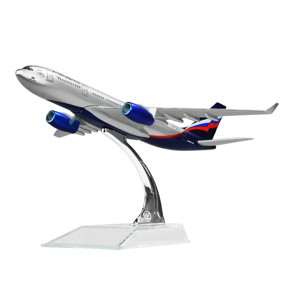 Еърбъс 330 самолет модел макет Аерофлот метален A330 Русия — снимка 2