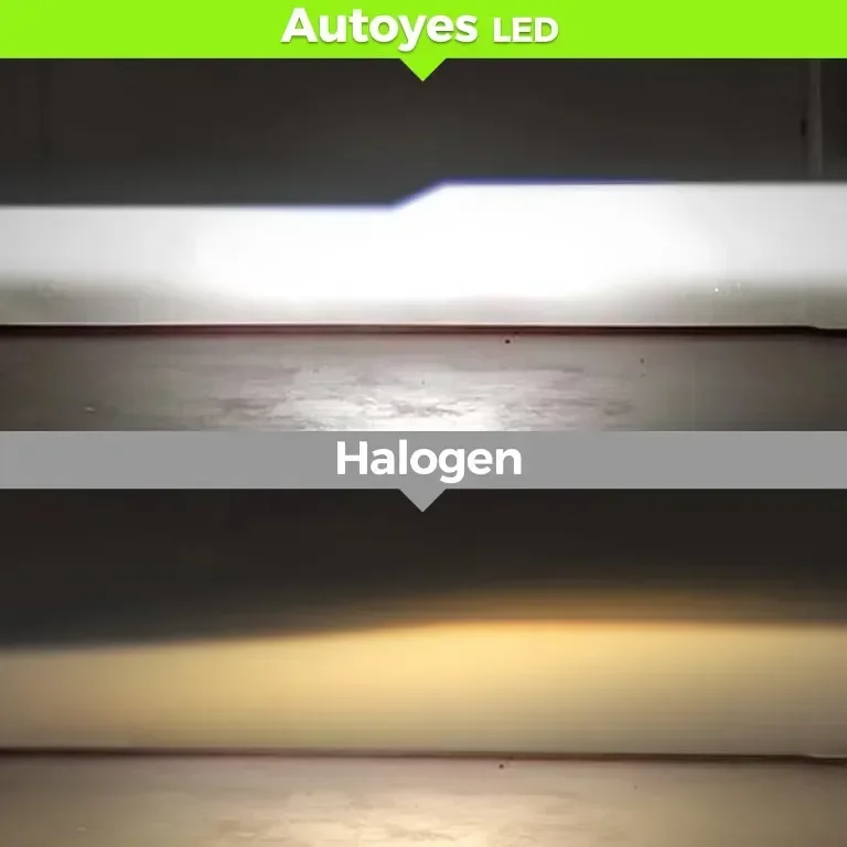 Autoyes H7 H15 LED крушка за фарове, 22000LM 6500K, размер 1:1, Plug and Play, 4 броя — снимка 4