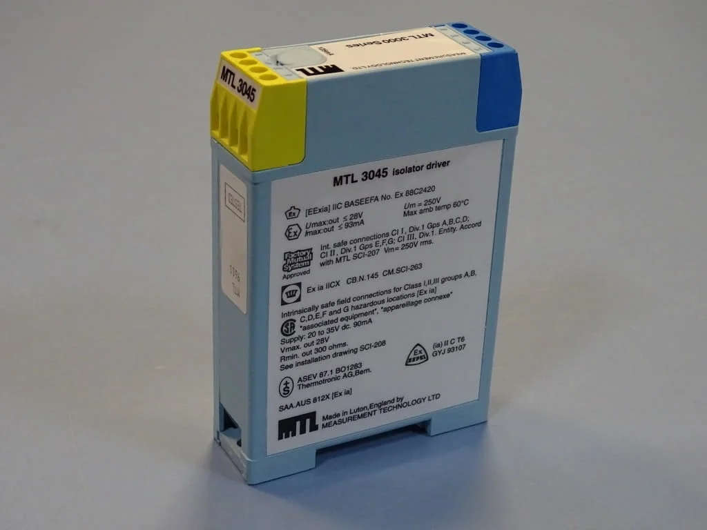 Изолационен драйвер MTL 3045 isolator driver 4/20mA MTL 3000 series 125mA — снимка 2