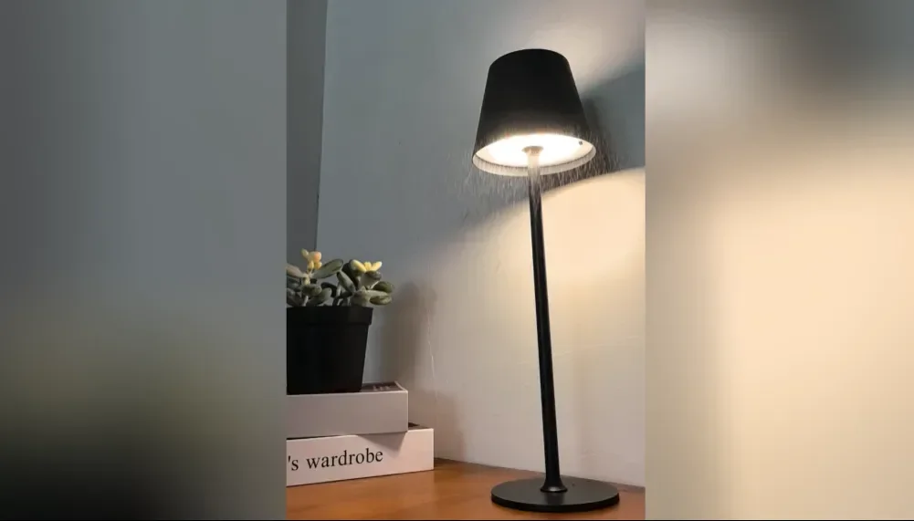 Комплект 2 акумулаторни метални настолни лампи, 5200 mAh, IP54 — снимка 2