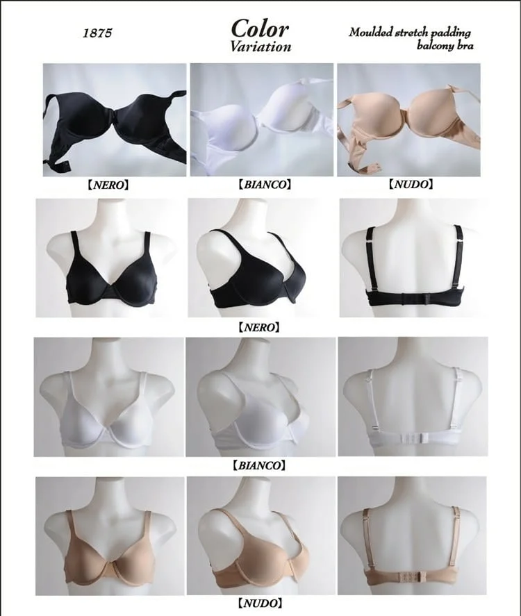 Lormar 70C, 75C, 80C, 85C, 90C, 70D, 75D, 80D, 85D черен, телесен, бял сутиен без подплънки за голям бюст Лорм — снимка 3