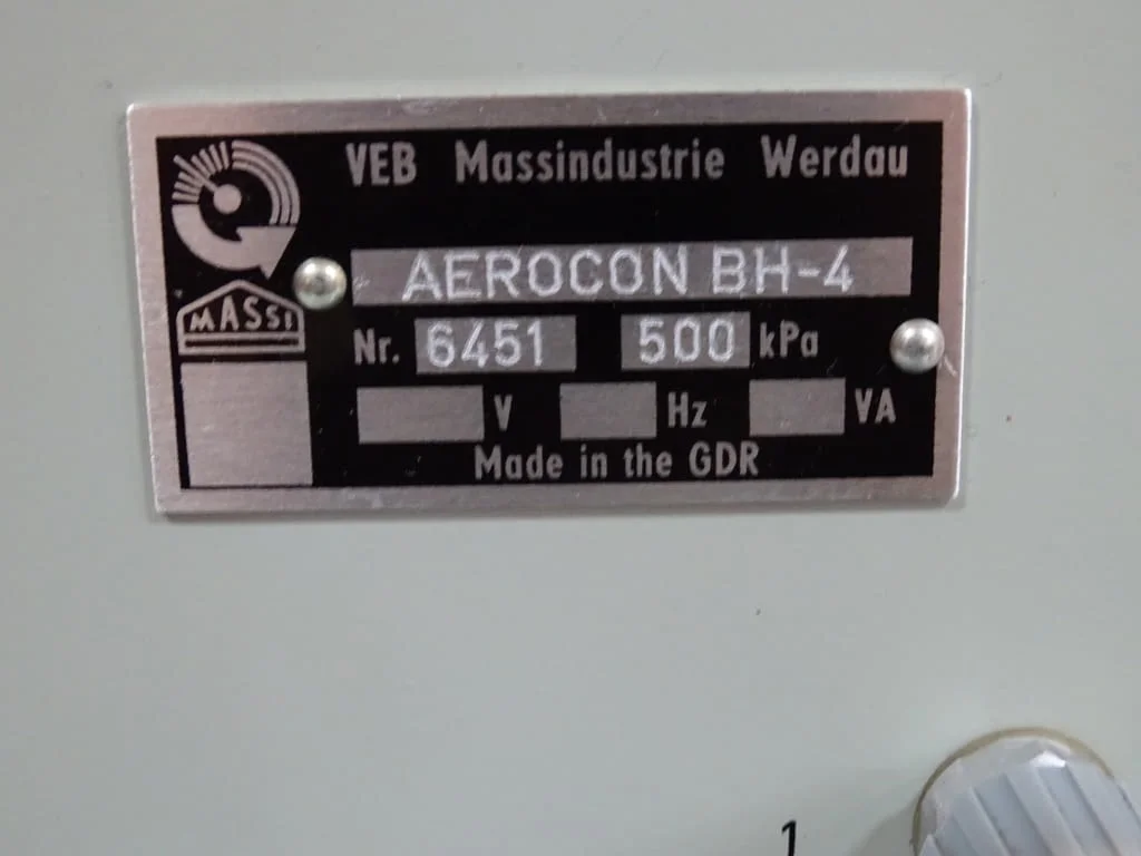 Уред за активен контрол VEB AEROCON BH-4 air gauge unit 500kPa — снимка 5