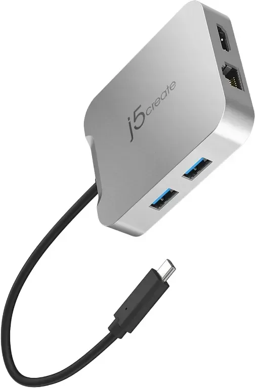 j5create USB C хъб за MacBook, ChromeBook, XPS, Surface Pro (JCD391)