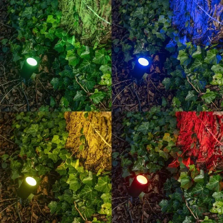 ValueLights Smart Outdoor Ground Spike Light, IP65, App Control, Работи с Alexa и Google - 3 броя — снимка 4