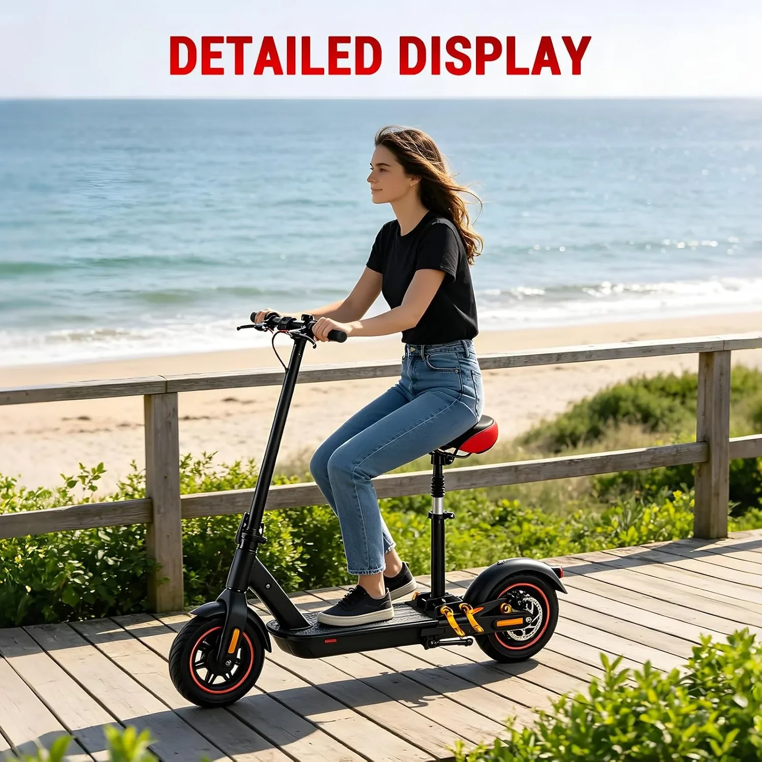 Комплект седалка за електрическа тротинетка Xiaomi M365/M365 Pro – регулируема височина, монтаж без инструменти — снимка 7
