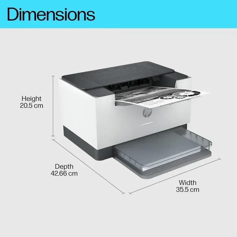 Принтер HP LaserJet M207dw, черно-бял, безжичен, лесна настройка — снимка 3