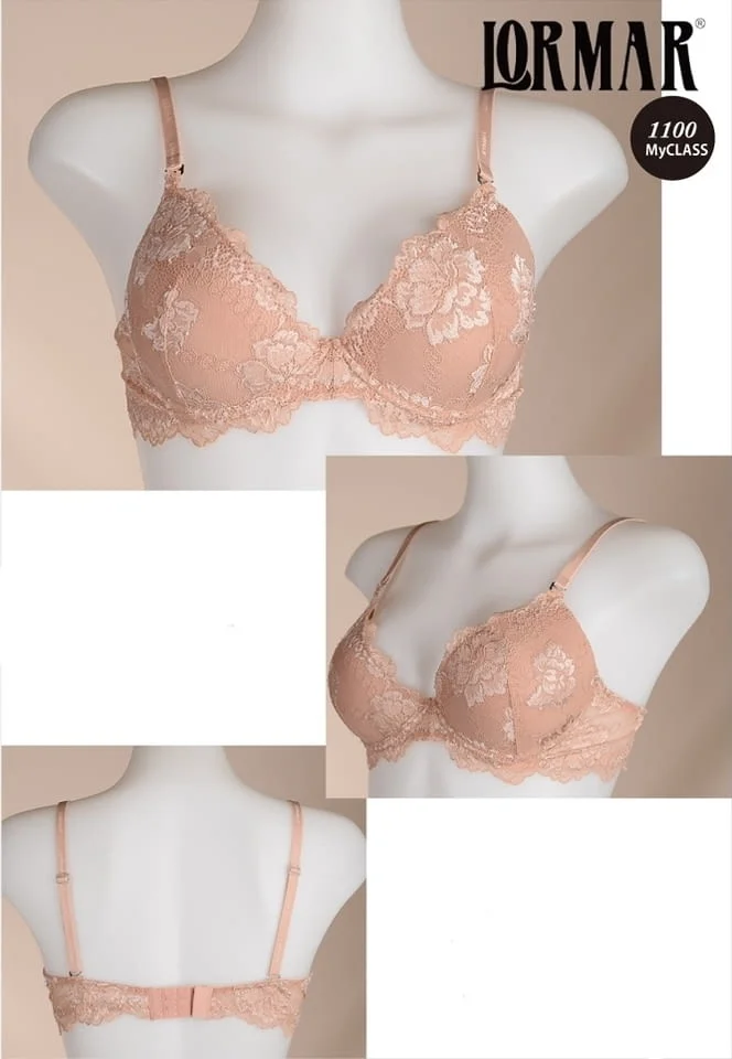 Lormar 70B, 75B, 80B, 85B, 70C, 75C, 80C сутиен с вградени гел подплънки Лормар сутиени с гел — снимка 2