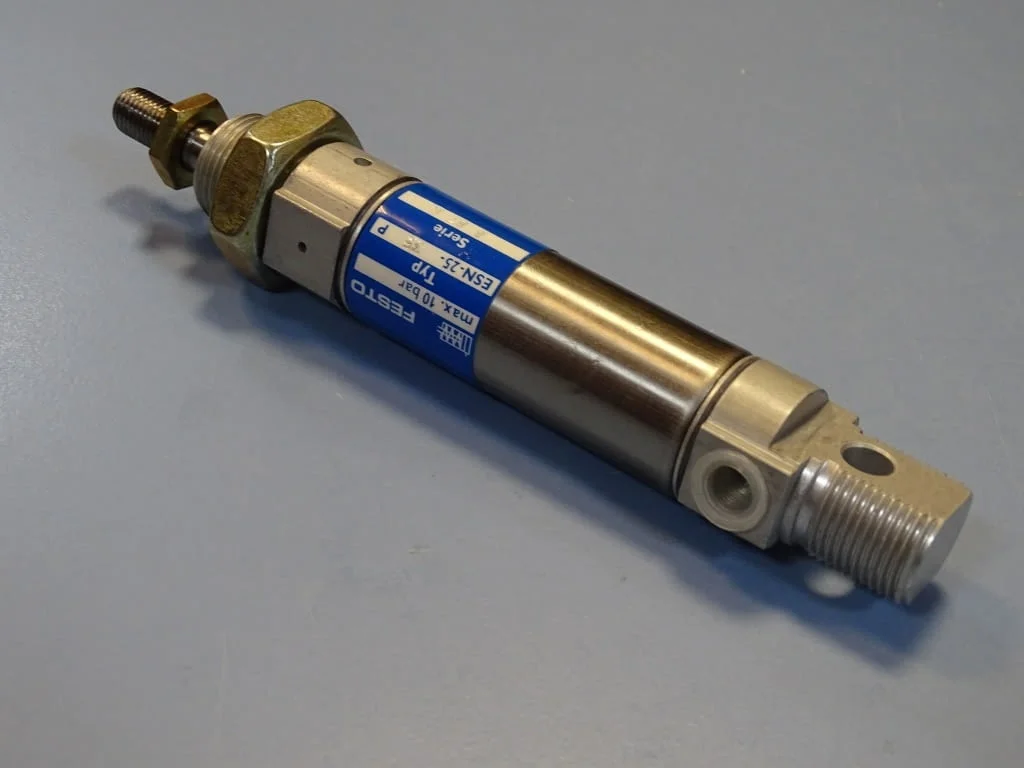 Пневматичен еднодействащ цилиндър Festo ESN-25-35P pneumatic cylinder — снимка 6
