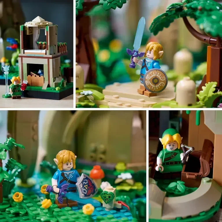 LEGO Легендата за Зелда, Страхотно дърво Деку 2 в 1, 77092, 2500 части — снимка 5
