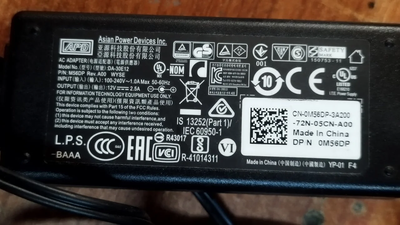 Адаптер захранващ Asian Power Devices (APD) - DA-30E12 — снимка 5